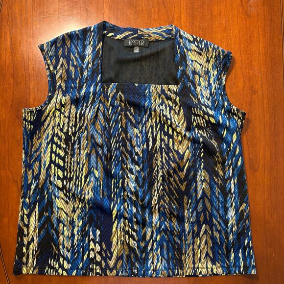 Kasper Sleeveless Top Size 1X - Picture 1 of 5